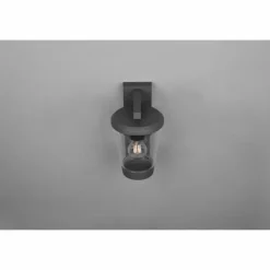 Applique murale Trio-Leuchten Cavado Anthracite, 1 lumière, Détecteur de mouvement
