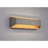 Luminaires Trio Appliques|Applique murale Trio-Leuchten Arino LED Brun foncé, Nickel mat, 1 lumière