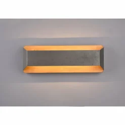 Luminaires Trio Appliques|Applique murale Trio-Leuchten Arino LED Brun foncé, Nickel mat, 1 lumière