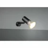 Luminaires Trio Appliques|Applique murale Trio-Leuchten Lorenzo Noir, 1 lumière