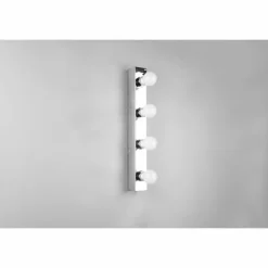 Luminaires Trio Appliques|Applique murale Trio-Leuchten Theatro Chrome, 4 lumières
