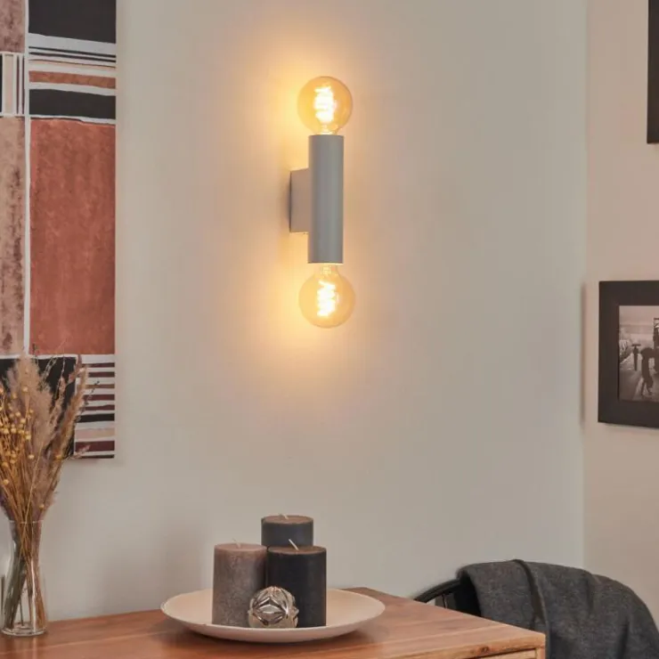 hofstein Appliques|Applique murale Tulla Blanc, 2 lumières