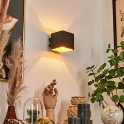 hofstein Appliques|Applique murale Varco Noir, 1 lumière