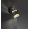 Luminaires Wofi Spots Et Projecteurs|Applique murale Wofi-Leuchten GROVE Noir, 1 lumière