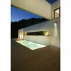 applique solaire Eglo REFLECT LED Noir, 4 lumières, Détecteur de mouvement