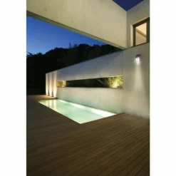 applique solaire Eglo REFLECT LED Noir, 4 lumières, Détecteur de mouvement