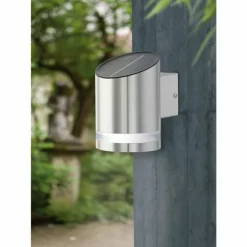 applique solaire Eglo SHINE LED Acier inoxydable, 1 lumière