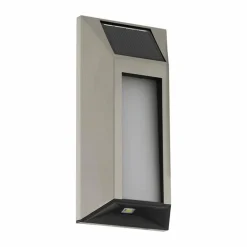 applique solaire Eglo WALL LED Acier inoxydable, Noir, 4 lumières