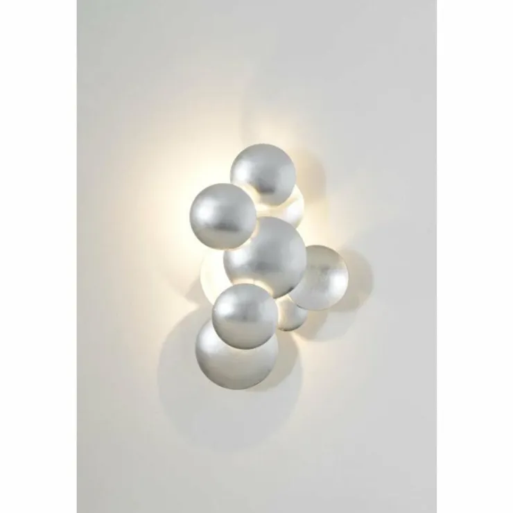 Luminaires Holländer Appliques|Appliques Holländer BOLLADARIA PICCOLO LED Argenté, 3 lumières