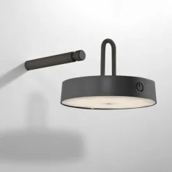 Luminaires Leuchten Direkt Éclairage Led|ARMA Suspension LED Noir, 1 lumière