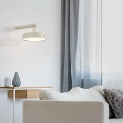 Luminaires Leuchten Direkt Éclairage Led|ARMA Suspension LED Gris, 1 lumière