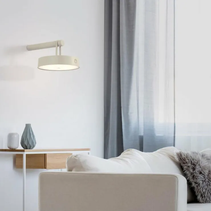 Luminaires Leuchten Direkt Éclairage Led|ARMA Suspension LED Gris, 1 lumière