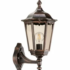Arrach Applique murale Luminaires LCD Cuivre, Noir, 1 lumière