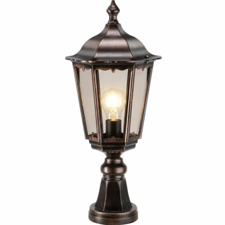 Arrach Lampadaire Luminaires LCD Cuivre, Noir, 1 lumière