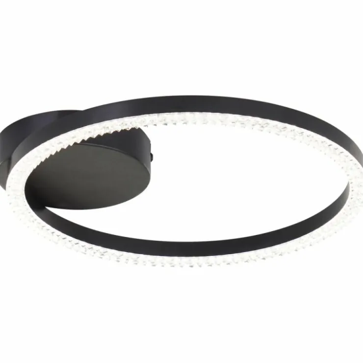 Luminaires Brilliant Éclairage Led|Aurelia Plafonnier LED Noir, 1 lumière