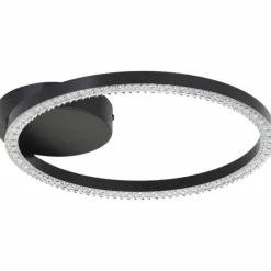 Luminaires Brilliant Éclairage Led|Aurelia Plafonnier LED Noir, 1 lumière