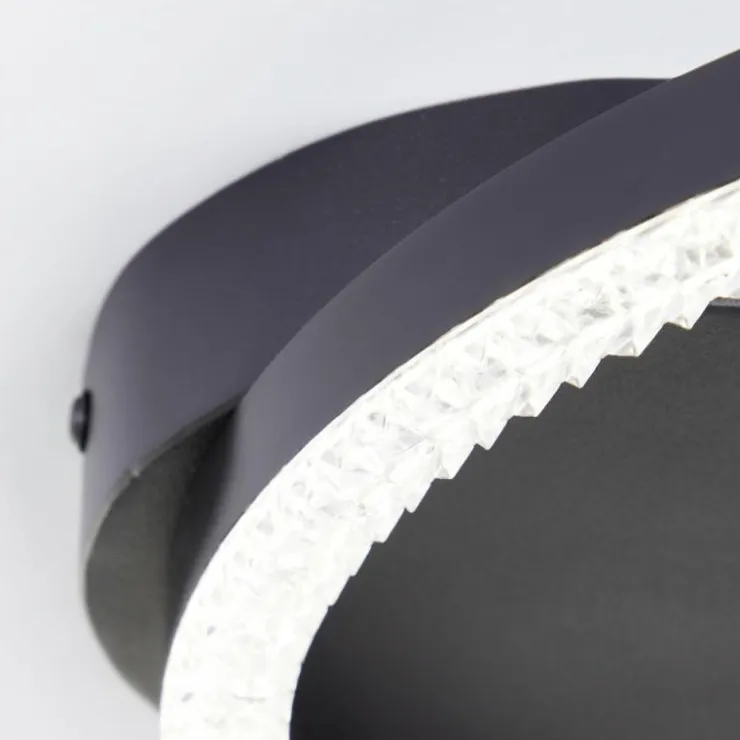 Luminaires Brilliant Éclairage Led|Aurelia Plafonnier LED Noir, 1 lumière