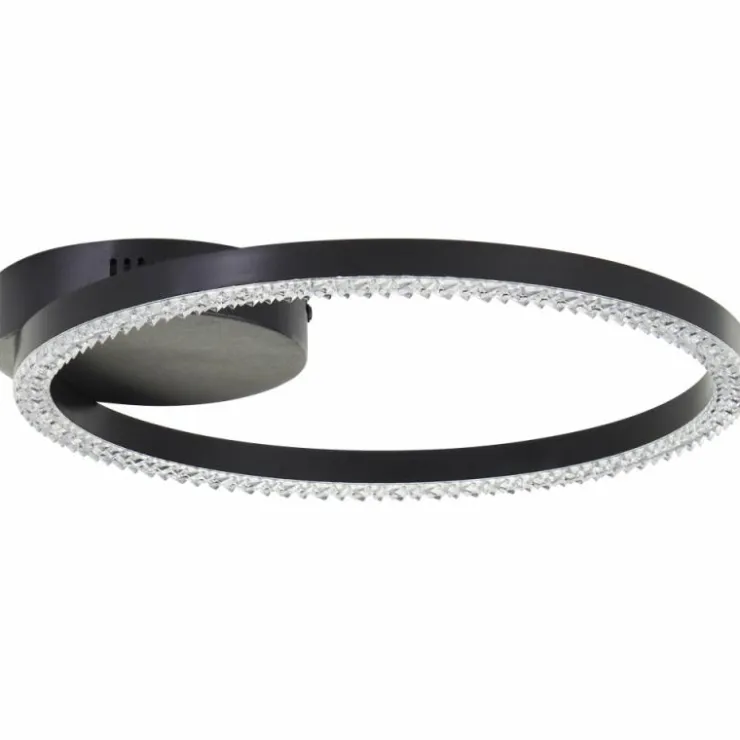 Luminaires Brilliant Éclairage Led|Aurelia Plafonnier LED Noir, 1 lumière