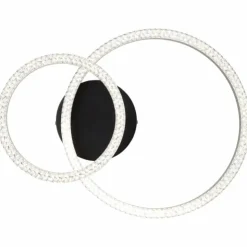 Luminaires Brilliant Éclairage Led|Aurelia Plafonnier LED Noir, 1 lumière