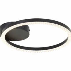 Luminaires Brilliant Éclairage Led|Aurelia Plafonnier LED Noir, 1 lumière