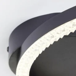 Luminaires Brilliant Éclairage Led|Aurelia Plafonnier LED Noir, 1 lumière