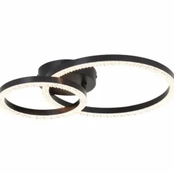 Luminaires Brilliant Éclairage Led|Aurelia Plafonnier LED Noir, 1 lumière