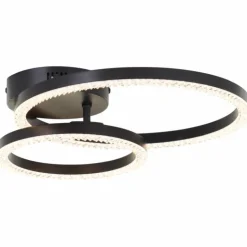 Luminaires Brilliant Éclairage Led|Aurelia Plafonnier LED Noir, 1 lumière