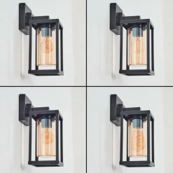 Avete Lampe murale d´extérieur Noir, 1 lumière