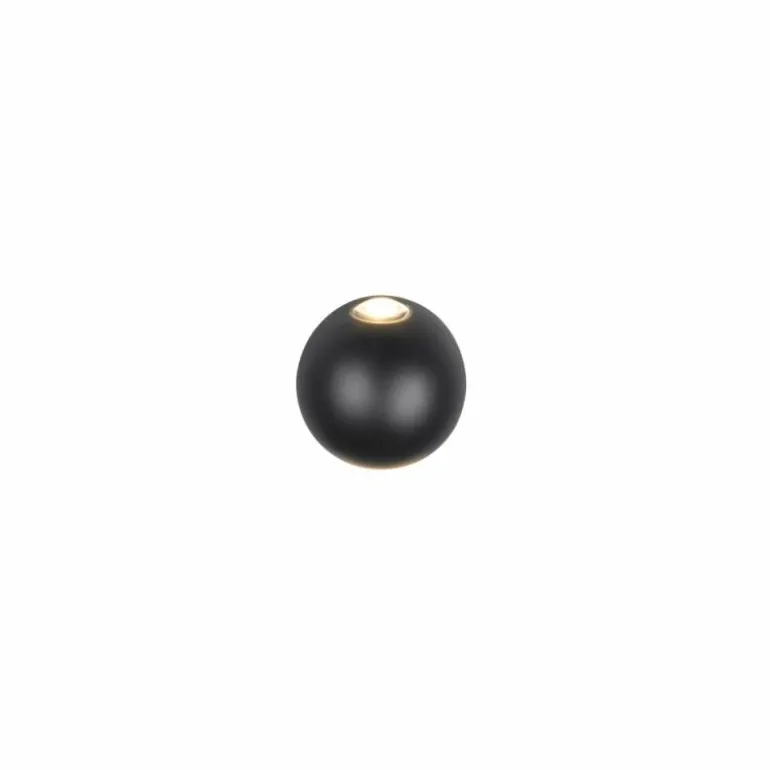 AVISIO Applique murale Luminaires Trio LED Noir, 2 lumières