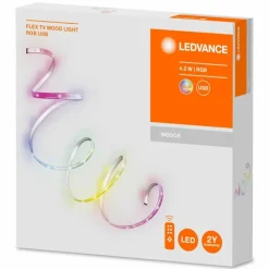 Luminaires Ledvance Rubans Led|Bande LED LEDVANCE MOOD LIGHT Blanc, 1 lumière, Changeur de couleurs