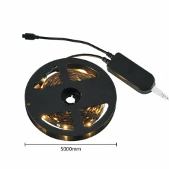 Luminaires Reality Rubans Led|Bande LED Reality RACER Noir, 1 lumière, Télécommandes, Changeur de couleurs