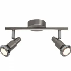 Luminaires Brilliant Spots Et Projecteurs|Barre de spots Brilliant Leuchten Ryan Chrome, Blanc, 2 lumières