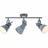 Luminaires Brilliant Spots Et Projecteurs|Barre de spots Brilliant Bogart Gris, 3 lumières