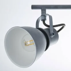 Luminaires Brilliant Spots Et Projecteurs|Barre de spots Brilliant Bogart Gris, 3 lumières