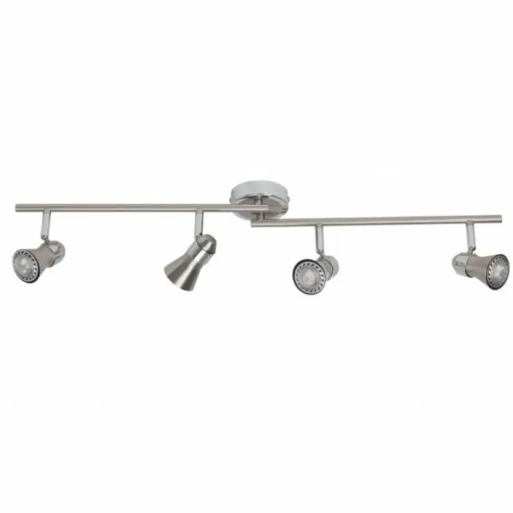 Luminaires Brilliant Spots Et Projecteurs|Barre de spots Brilliant Sanny Fer, 4 lumières