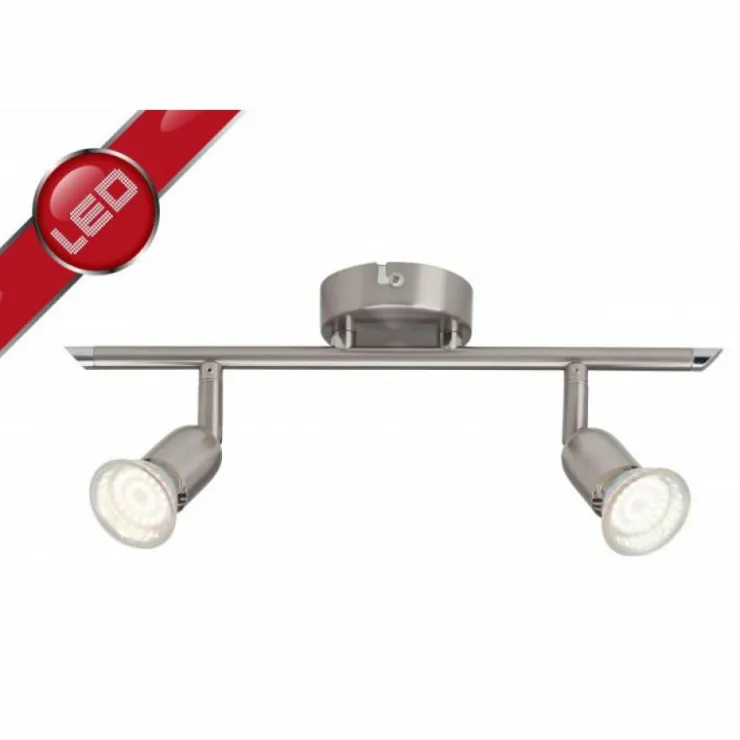 Luminaires Brilliant Spots Et Projecteurs|Barre de spots Brilliant Loona, 2 lumières