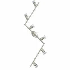 Luminaires Eglo Spots Et Projecteurs|Barre de spots Eglo BUZZ-LED Nickel mat
