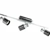 Luminaires Eglo Spots Et Projecteurs|Barre de spots Eglo DAVIDA 1 Nickel mat, 3 lumières