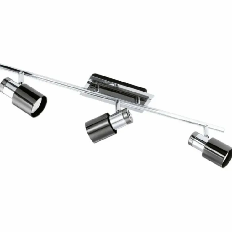 Luminaires Eglo Spots Et Projecteurs|Barre de spots Eglo DAVIDA 1 Nickel mat, 3 lumières