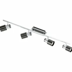 Luminaires Eglo Spots Et Projecteurs|Barre de spots Eglo DAVIDA 1 Nickel mat, 4 lumières