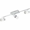 Luminaires Eglo Spots Et Projecteurs|Barre de spots Eglo DAVIDA Chrome