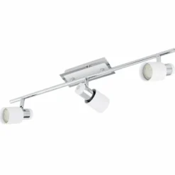 Luminaires Eglo Spots Et Projecteurs|Barre de spots Eglo DAVIDA Chrome
