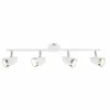 Luminaires Globo Lighting Spots Et Projecteurs|Barre de spots Globo LED Blanc, 4 lumières