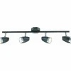 Luminaires Globo Lighting Spots Et Projecteurs|Barre de spots Globo Nero LED Anthracite, 4 lumières