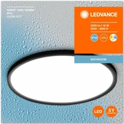 Luminaires Ledvance Éclairage Led|Bathroom Luminaire de salle de bain LED Noir, 1 lumière