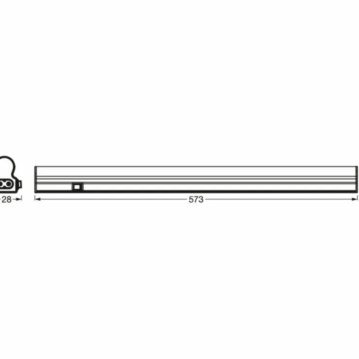 Luminaires Ledvance Éclairage Led|Batten Luminaire sous meuble LED Blanc, 1 lumière, Détecteur de mouvement