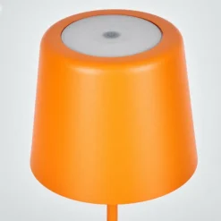 Belece Lampe de table d'extérieur, Lampe à poser LED Orange, 1 lumière
