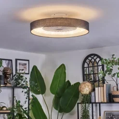 Benasal Plafonnier, Ventilateur de plafond lumineux LED Blanc, 1 lumière, Télécommandes