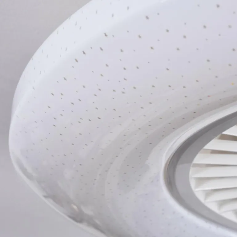 Benesal Plafonnier, Ventilateur de plafond lumineux LED Blanc, 1 lumière, Télécommandes