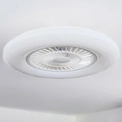 Benesal Plafonnier, Ventilateur de plafond lumineux LED Blanc, 1 lumière, Télécommandes